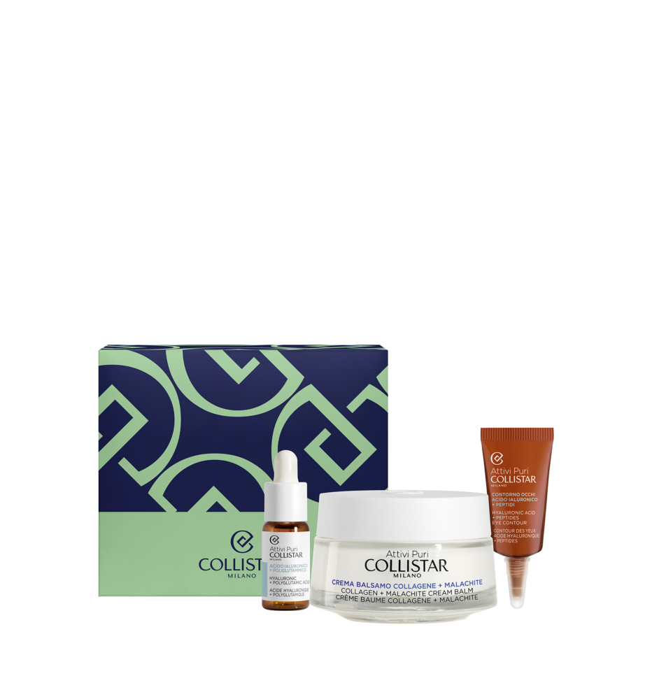 GIFTSET ATTIVI PURI COLLAGEN + MALACHITE CREAM BALM 50ml