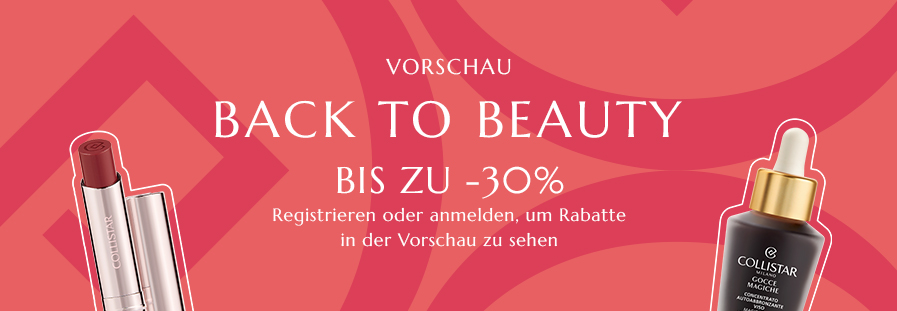 BACK TO BEAUTY - Bis zu -30%